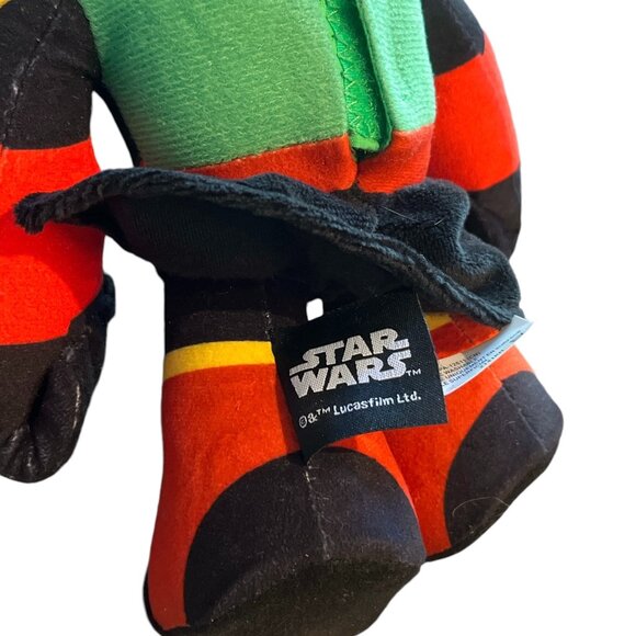STAR WARS Boba Fett Plush With Plastic 12" Figure **MISSING Weapons - Picture 4 of 6